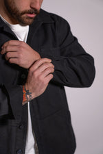 Charger l&#39;image dans la galerie, Surchemise sincérité noire
