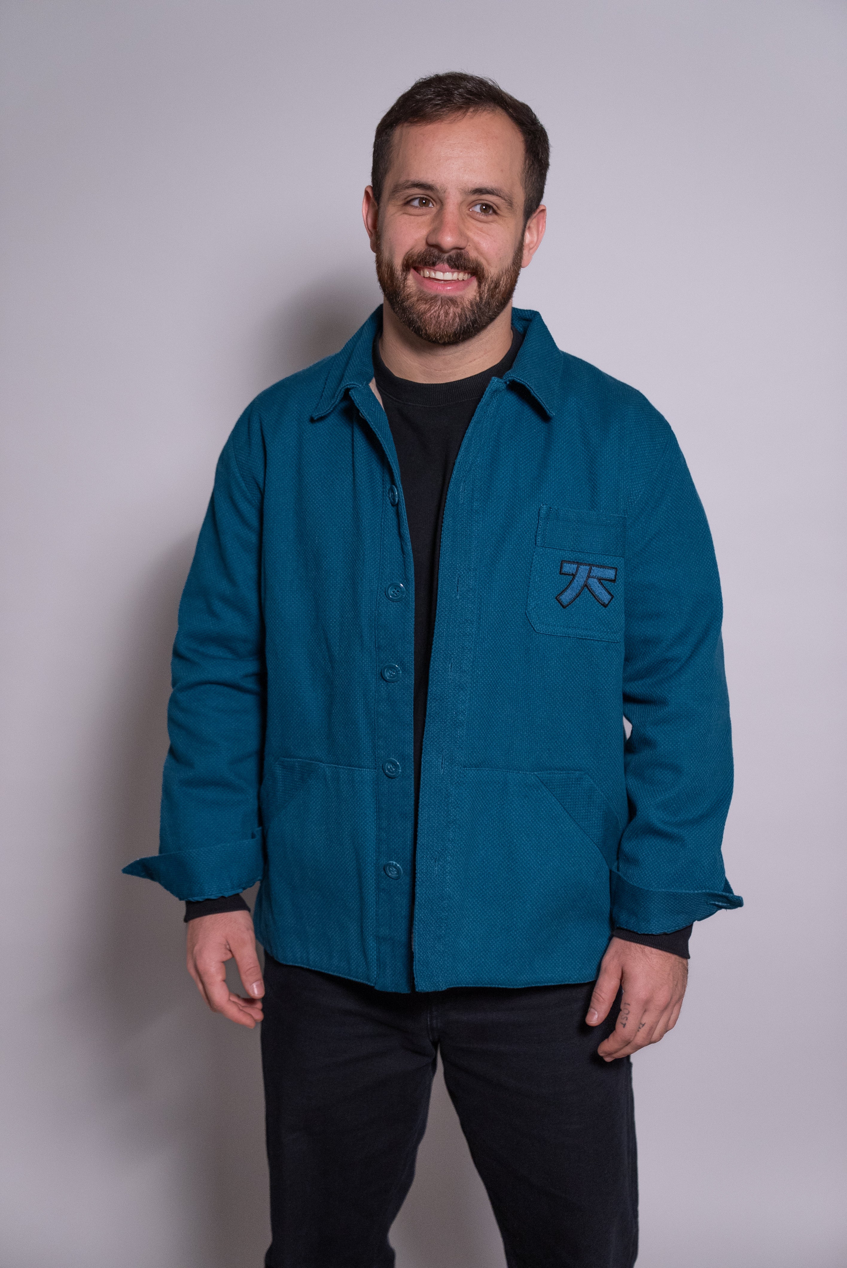 Surchemise sincérité bleue