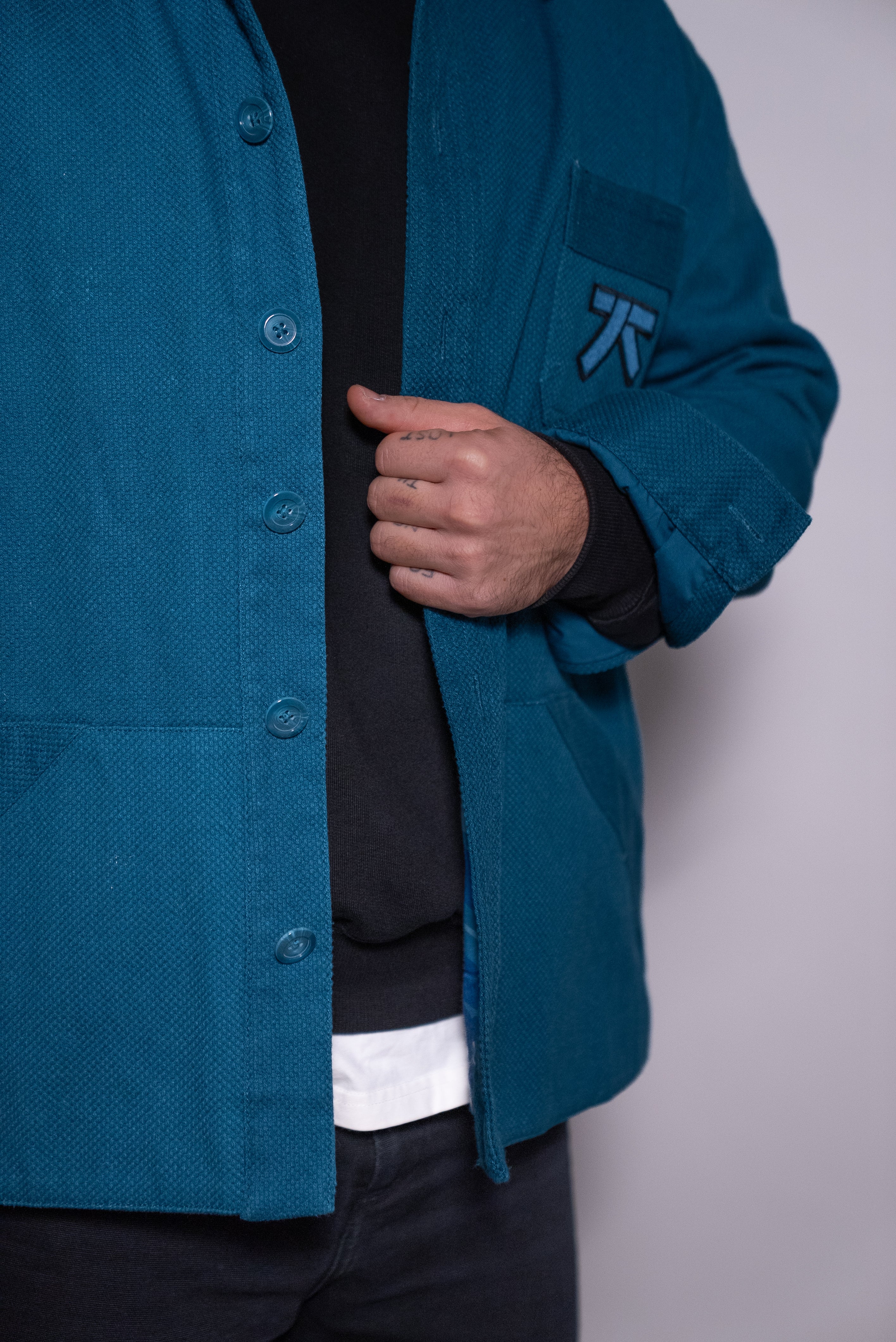 Surchemise sincérité bleue