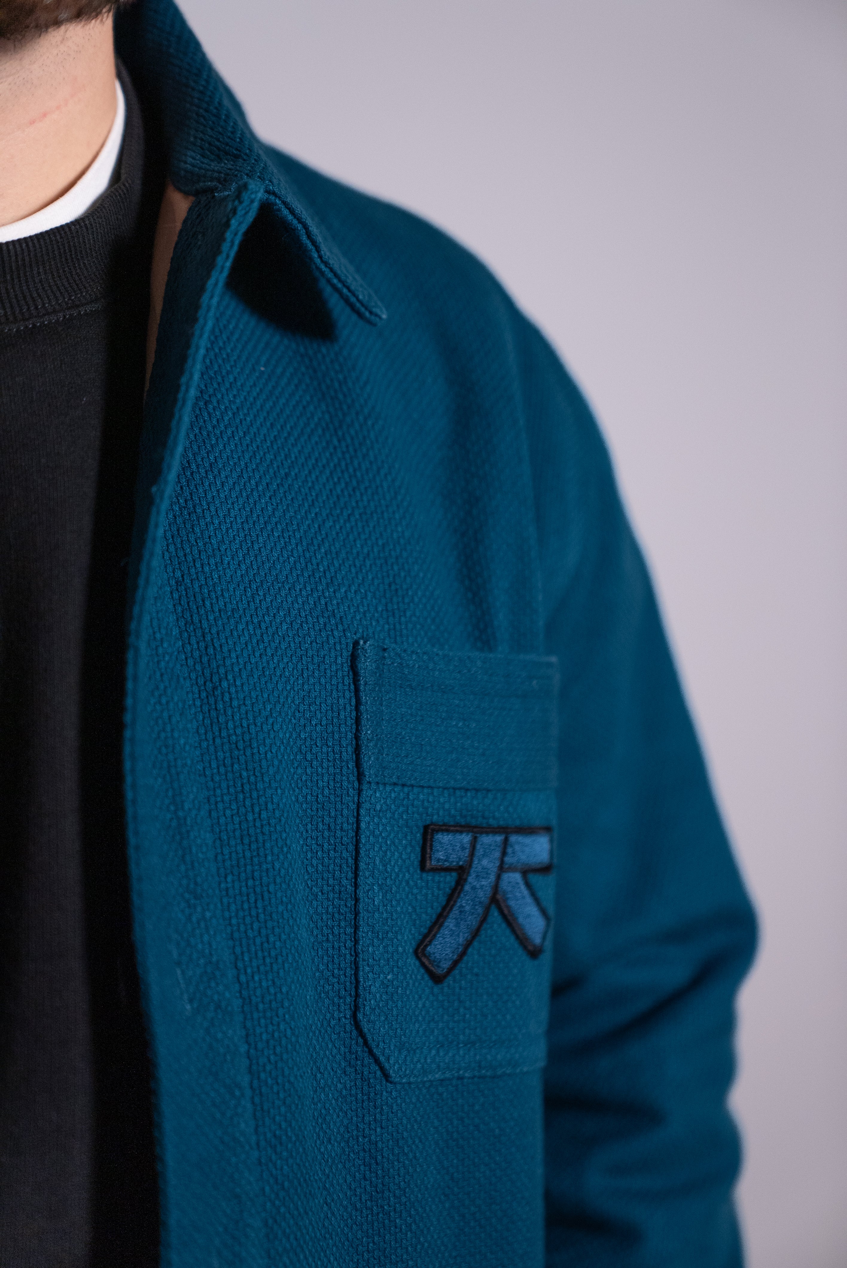 Surchemise sincérité bleue