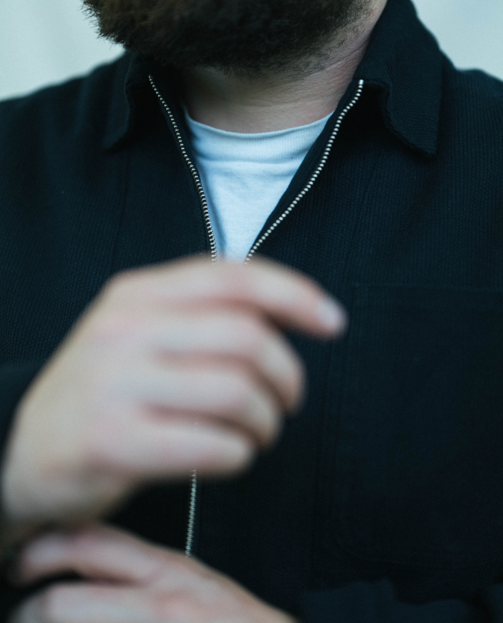 Veste fidélité noire détail